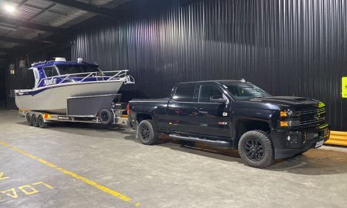 GFAB Alloy Extra Large Boat Trailer - 9m White Pointer