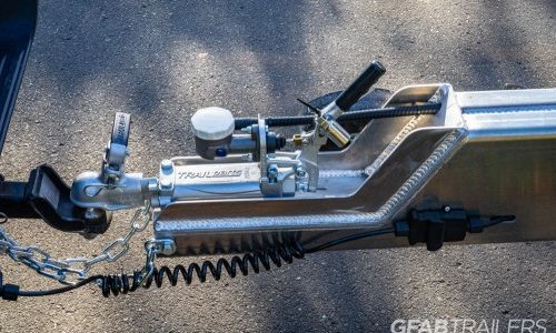 GFAB Alloy Medium Boat Trailer - 2.5T Override Brake Coupling