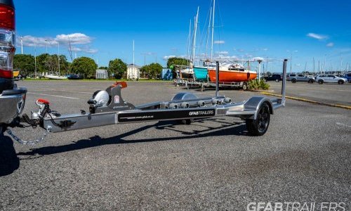 GFAB Alloy Single Jet Ski Trailer - front view