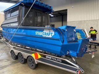 Stabicraft 2250 on GFAB Alloy Transport Trailer